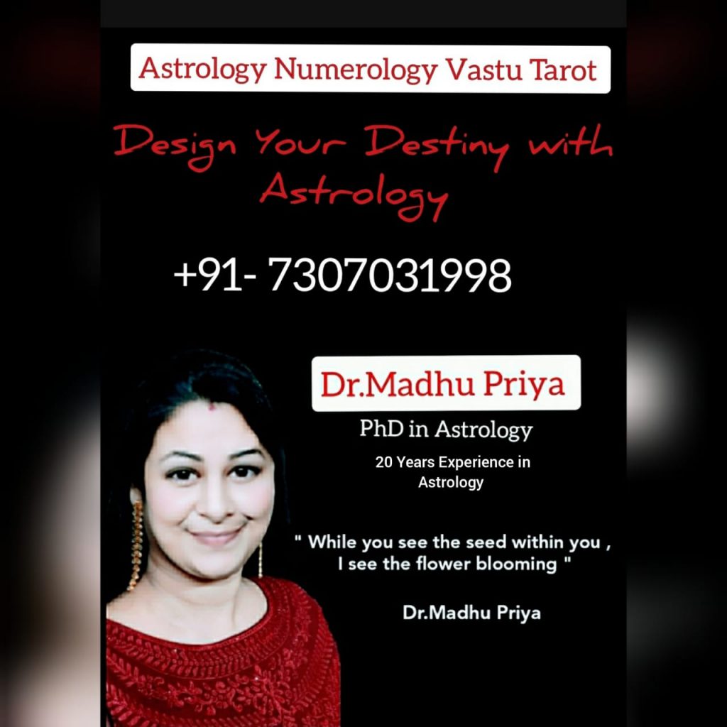 World Famous Astrologer Dr.Madhu Priya ASTROLOGER IN INDIA, BEST LOVE PSYCHIC MEDIUM/READER IN INDIA